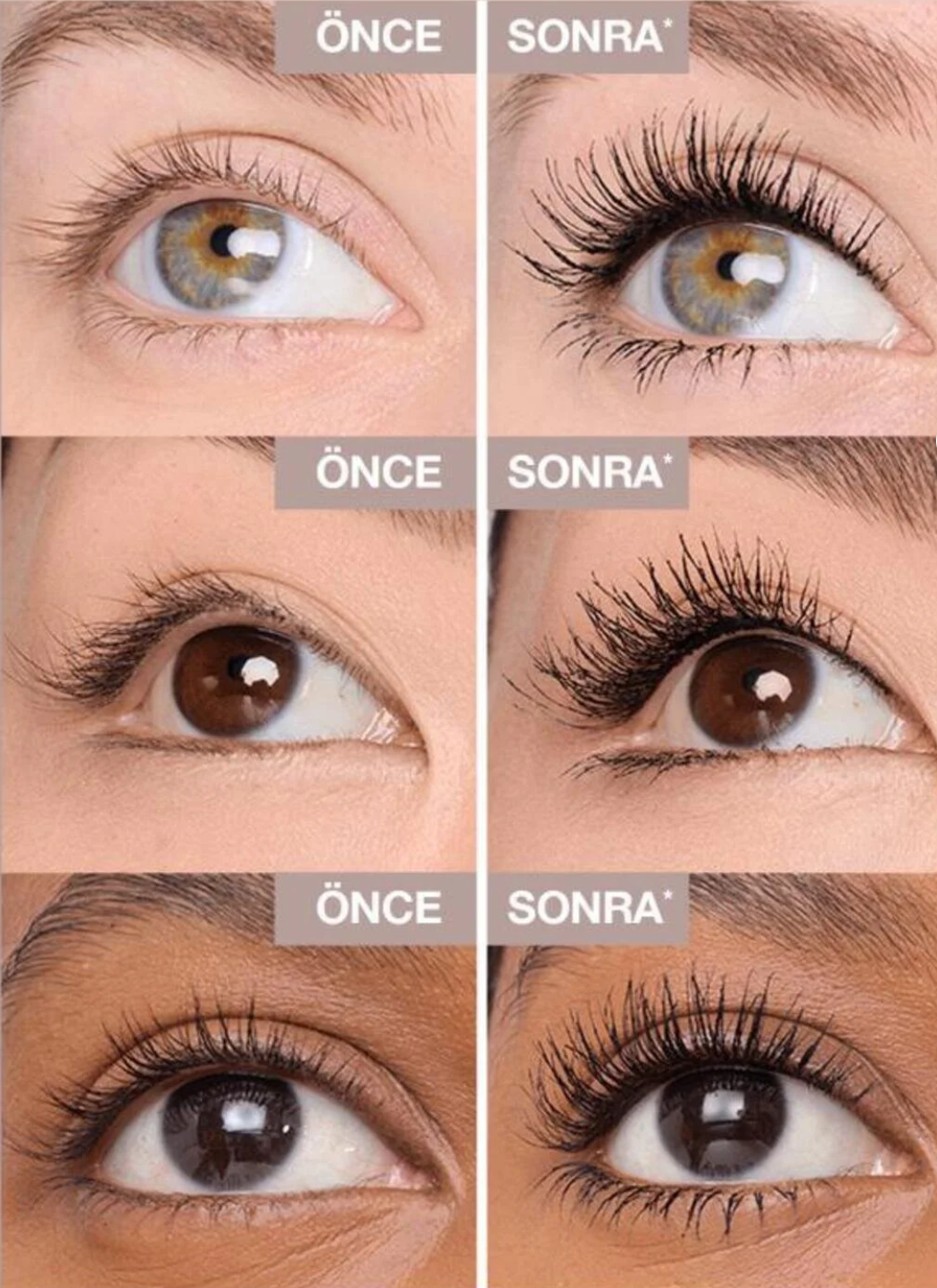 Sensational Body Maskara - Hacimli ve Gün Boyu Kalkık Görünen Kirpikler